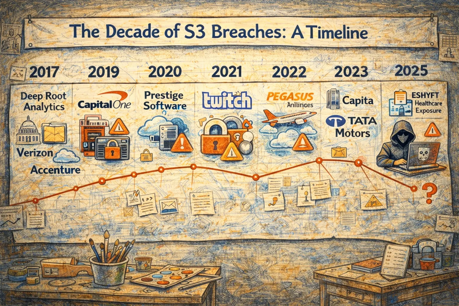 The Decade of S3 Breaches: A Timeline from 2017 to 2025