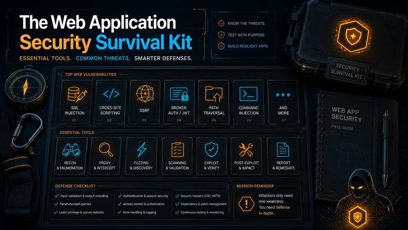 The Web Application Security Survival Kit, a hands-on guide to every vulnerability class AWS Security Agent tests for