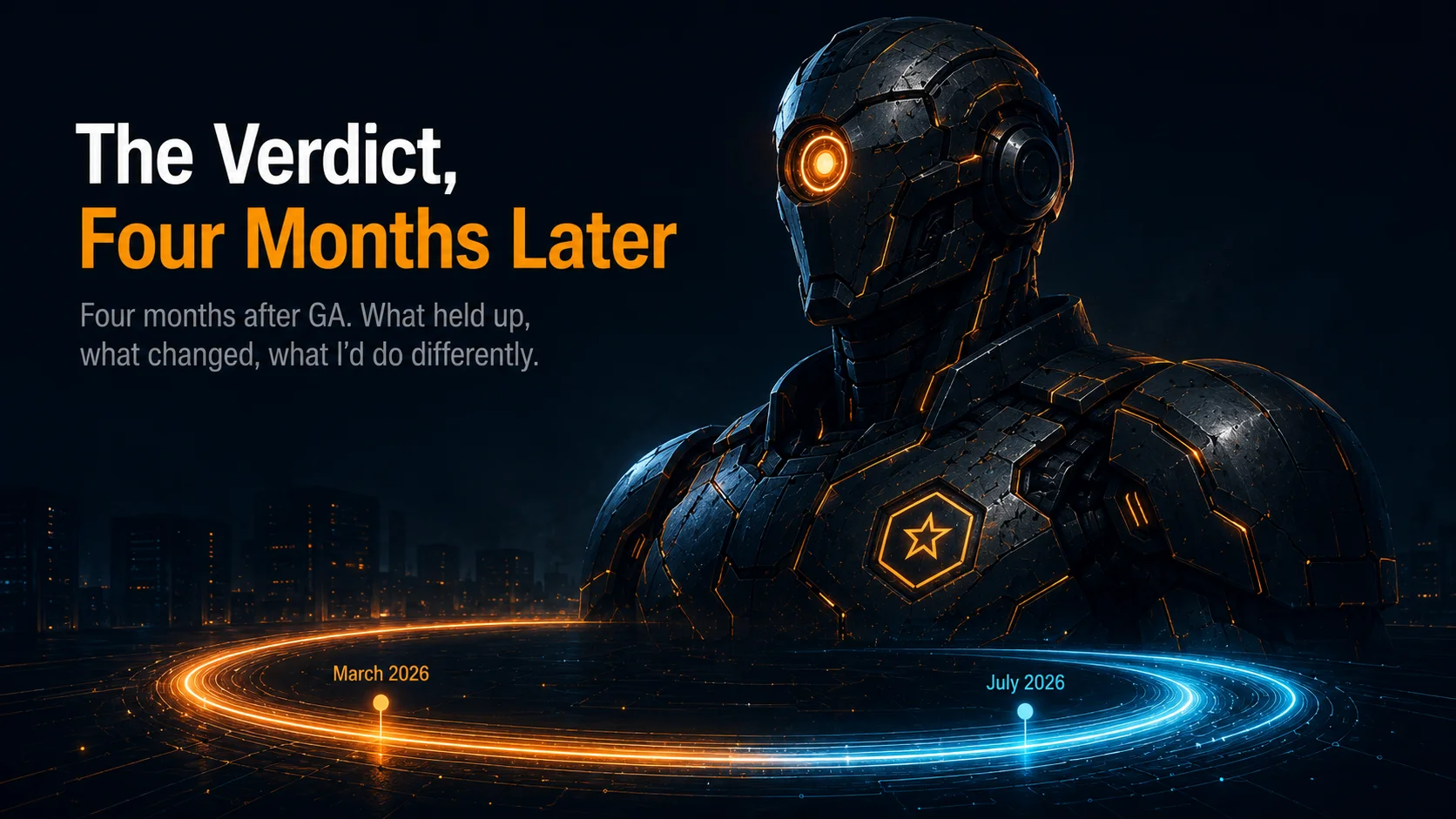 The Verdict, Four Months Later, the closing article of the AWS Security Agent: From Zero to Hero series